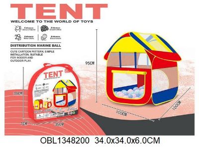 Изображение 77018 А-2 палатка детск. игровая (домик), 95*100*100, в сумке 1348200