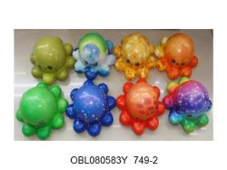 Изображение 749-2 антистресс-осьминоги, (8 вида), 11,5 см, в пакете 0800583