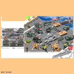 Изображение 399-558 Е набор машин "Военная база", на картоне 09925