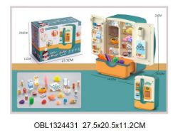 Изображение 667 А холодильник детск. с набором продуктов, в коробке 1324431, 1324420