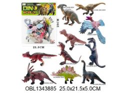 Изображение 88-17 набор резинов. животных (динозавров), 10 шт/в пакете 1343885