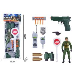 Изображение 2020-197 набор игровой военного оружия с солдатом, в пакете 40410
