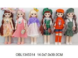 Изображение 8 А кукла, 35 см, (6 видов), в пакете 1345314