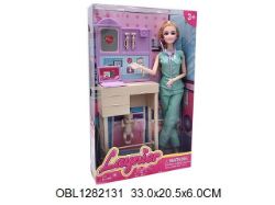 Изображение 818 А кукла доктор с пупсом, в коробке 1282131