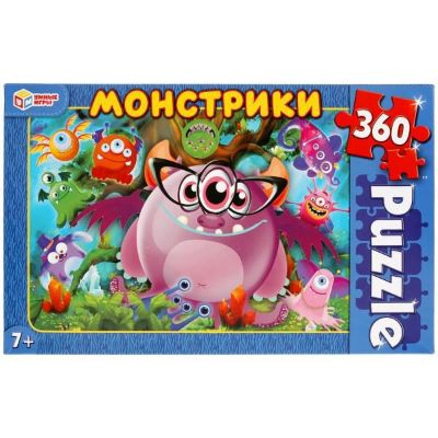 Изображение Пазл 360 "Монстрики". Умные игры, арт.311061