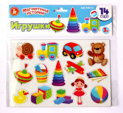 Изображение Магнитные истории "Игрушки", европодвес, арт.04013