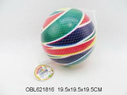 Изображение 830 Q Игровой мячик надувной, в сетке 621816