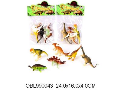 Изображение 866-К3 набор динозавров резин, 3 шт/в пакете 9900043