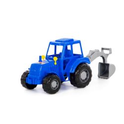 Изображение Алтай, трактор с лопатой, (синий), в сеточке, арт.84866
