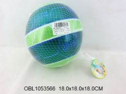 Изображение 2138 мяч надувн. цветной, 18*18 см, в сетке 1053566