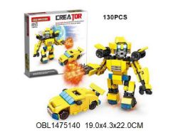 Изображение 8519-2 конструктор робот 2в1, 130 дет,22*19*4см,в коробке 1475140