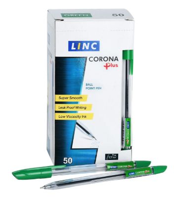 Изображение Ручка шариковая LINC Corona Plus 0,7 мм зеленая, арт.3002N/green