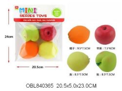 Изображение 6219-6 набор резинов. игрушек (фрукты), в пакете 403652