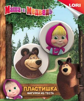 Изображение Фигурки из теста "Маша и Медведь". Тдш-001