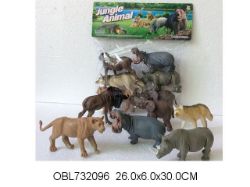 Изображение 169 Y набор диких животных,6 шт в пакете 320967