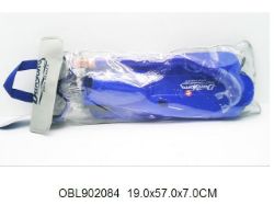 Изображение 020401 М-1 набор для плавания (маска, трубка, ласты) в пакете, 020841