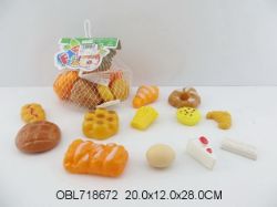Изображение 884 набор хлебо-булочных иэделий, пластик., в сетке 718672