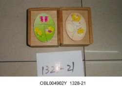 Изображение 1328-21 пазл деревян. для малышей, в коробке 004902
