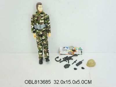 Изображение 03168-2 солдат с набором, в пакете 813685