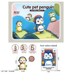 Изображение 321 игрушка-пресс пингвин, 10 см, в коробке 10019