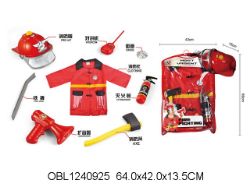 Изображение 012 F набор спец.одежды детск.(пожарный) в пакете 1240925