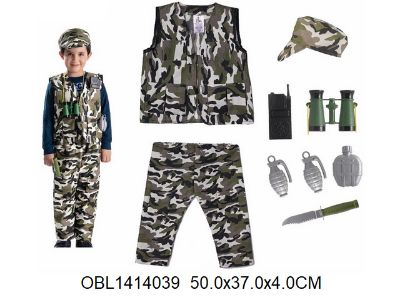 Изображение 6999-2 набор спец.одежды детск.,(военный) в пакете 1414039