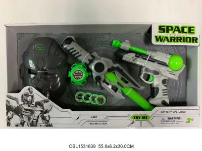 Изображение 777-D1 набор игров. космического оружия с маской, на бат., 55*30 см, в коробке 1531639