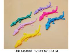 Изображение 132-60 игрушка-антистресс ящерица, 13 см, в пакете, 1451681