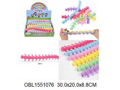 Изображение 88-60 игрушка-антистресс гусеница, 20 см, (за 1 шт), 50 шт/в коробке 1551076