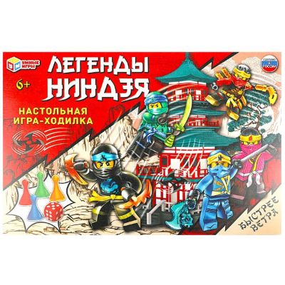 Изображение Настольная игра-ходилка "Легенды Ниндзя", арт.396-8