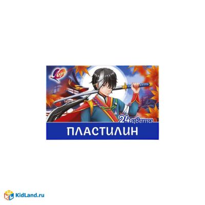 Изображение Пластилин  Аниме "Хиро" 24 цвета х 20гр. + стек, арт.33с 2212-08